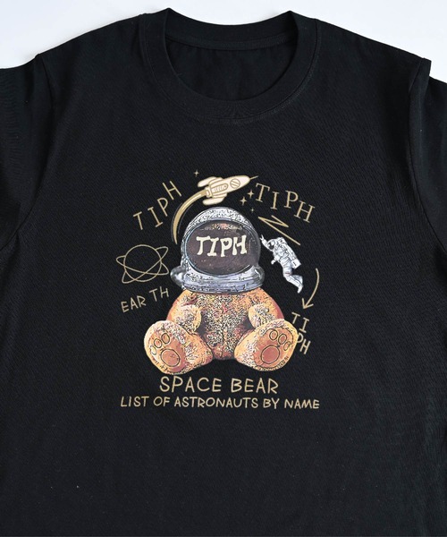 MARAI（マーライ）の「スペースベアプリントロゴTシャツ 半袖（Tシャツ/カットソー・レディース・ホワイト/ブラック・FREE）」の16枚目の写真