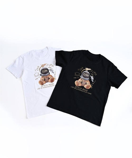 MARAI（マーライ）の「スペースベアプリントロゴTシャツ 半袖（Tシャツ/カットソー・レディース・ホワイト/ブラック・FREE）」の17枚目の写真