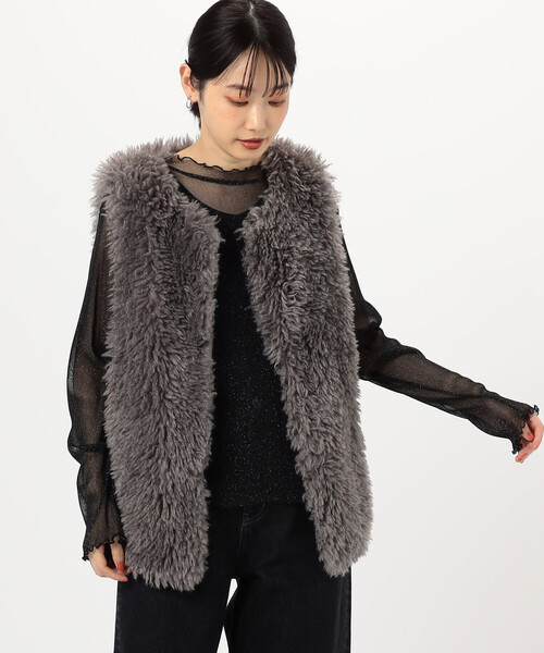 コムデギャルソンオムドゥ 24AW フェイクファーベスト Sサイズ コムデギャルソンオムドゥ 24AW フェイクファーベスト Sサイズ - メルカリ