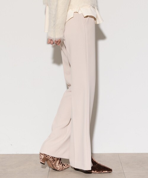 GALLEST(ギャレスト)の「フレアスリットパンツ(その他パンツ・レディース・ベージュ/ブラック・36/40/38)」の10枚目の写真