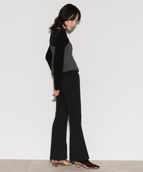 GALLEST(ギャレスト)の「フレアスリットパンツ(その他パンツ・レディース・ベージュ/ブラック・36/40/38)」の15枚目の写真