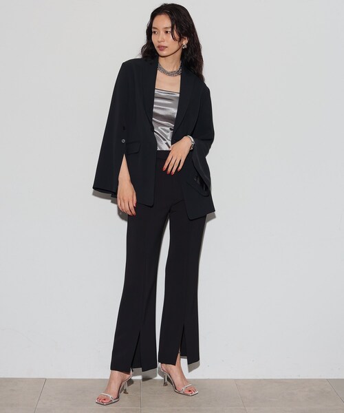 GALLEST(ギャレスト)の「フレアスリットパンツ(その他パンツ・レディース・ベージュ/ブラック・36/40/38)」の19枚目の写真