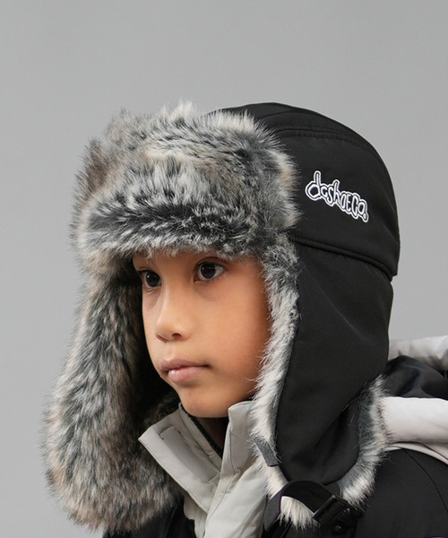 DC（ディーシー）の「DC/ディーシー 24 KD WR PILOT CAP24 キッズ ウォーターレジスタント パイロット キャップ キャップ 帽子 スケートボード 親子コーデ スノーボード YCP244637（キャップ・キッズ・ブラック・FREE）」の9枚目の写真