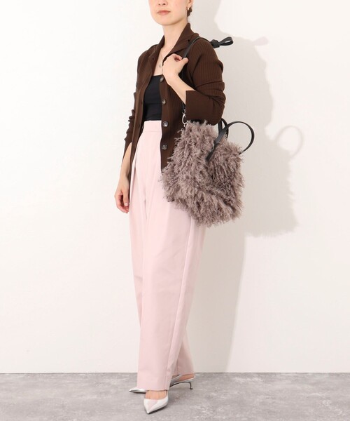 Kassiopea（カシオペア）の「【kassiopea /カシオペア】エコファートート made in Italy（ショルダーバッグ・レディース・ベージュ/グレー・FREE）」の16枚目の写真