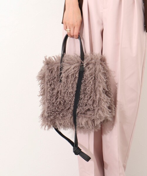 Kassiopea（カシオペア）の「【kassiopea /カシオペア】エコファートート made in Italy（ショルダーバッグ・レディース・ベージュ/グレー・FREE）」の12枚目の写真