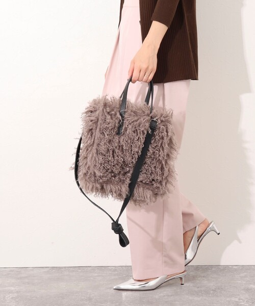 Kassiopea（カシオペア）の「【kassiopea /カシオペア】エコファートート made in Italy（ショルダーバッグ・レディース・ベージュ/グレー・FREE）」の11枚目の写真