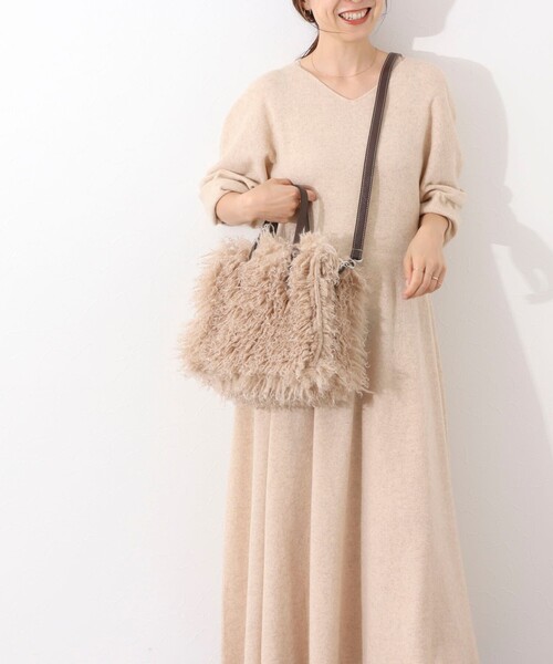 Kassiopea（カシオペア）の「【kassiopea /カシオペア】エコファートート made in Italy（ショルダーバッグ・レディース・ベージュ/グレー・FREE）」の22枚目の写真