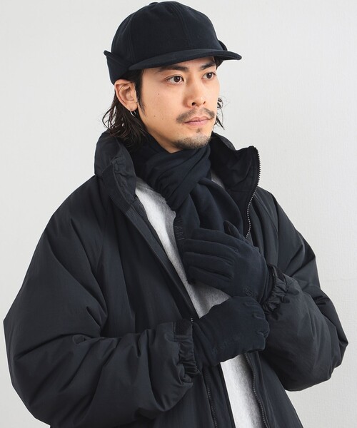 B:MING by BEAMS（ビーミングバイビームス）の「POLARTEC（R） フリース マフラー（マフラー・メンズ・グレー/ブラック・ONE SIZE）」の6枚目の写真