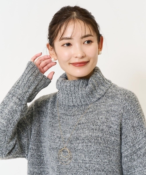 a.v.v（アーヴェヴェ）の「サークルロングネックレス（ネックレス・レディース・シルバー/ゴールド・38）」の6枚目の写真