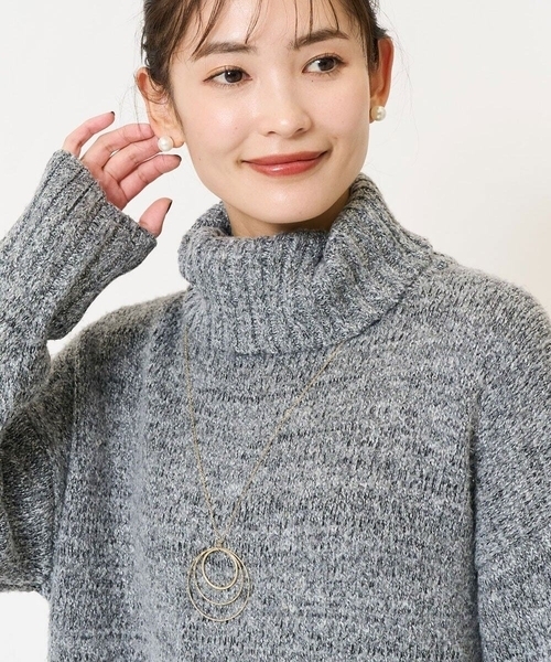 a.v.v（アーヴェヴェ）の「サークルロングネックレス（ネックレス・レディース・シルバー/ゴールド・38）」の8枚目の写真