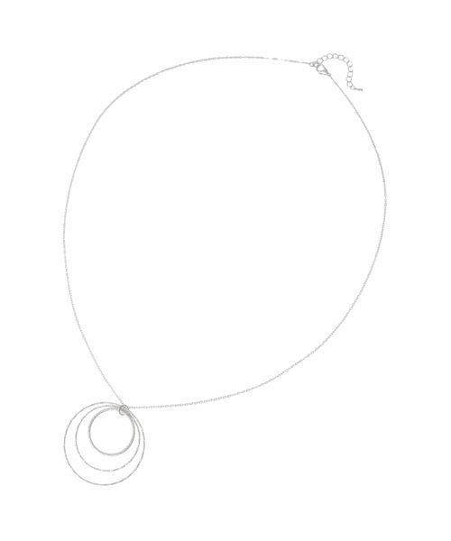 a.v.v（アーヴェヴェ）の「サークルロングネックレス（ネックレス・レディース・シルバー/ゴールド・38）」の10枚目の写真