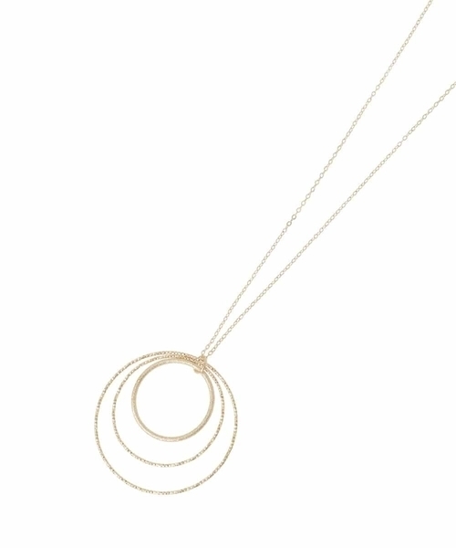 a.v.v（アーヴェヴェ）の「サークルロングネックレス（ネックレス・レディース・シルバー/ゴールド・38）」の15枚目の写真