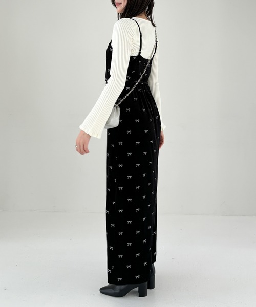 Heather（ヘザー）の「袖フレアリブニット　150139（ニット/セーター・レディース・ピンク/ブラック/ブラック系その他/ブルー/グレー/アイボリー/ベージュ・FREE）」の13枚目の写真