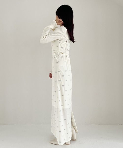 Heather（ヘザー）の「袖フレアリブニット　150139（ニット/セーター・レディース・ピンク/ブラック/ブラック系その他/ブルー/グレー/アイボリー/ベージュ・FREE）」の20枚目の写真