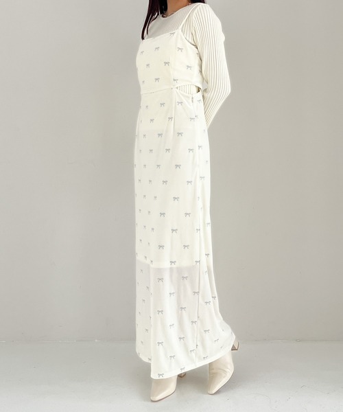 Heather（ヘザー）の「袖フレアリブニット　150139（ニット/セーター・レディース・ピンク/ブラック/ブラック系その他/ブルー/グレー/アイボリー/ベージュ・FREE）」の19枚目の写真