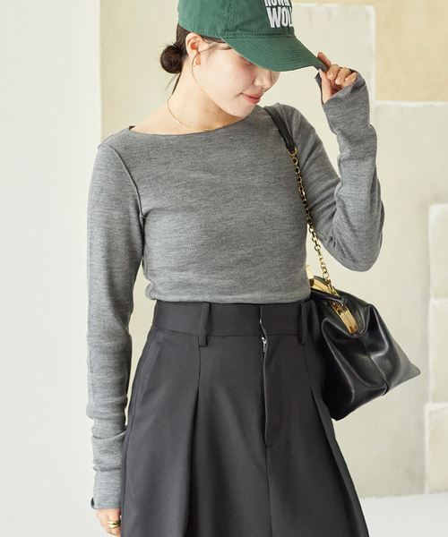 plage（プラージュ）の「《追加》super100s Jersey boat/N プル