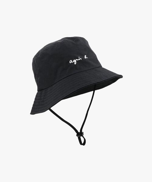 agnes b.（アニエスベー）の「キッズ ハット（ハット・キッズ・ブラック・FREE）」の2枚目の写真