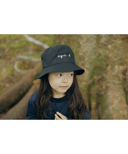 agnes b.（アニエスベー）の「キッズ ハット（ハット・キッズ・ブラック・FREE）」の3枚目の写真