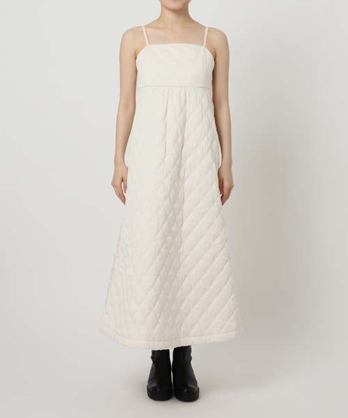 NE QUITTEZ PAS!(ヌキテパ)の「【ne Quittez pas / ヌキテパ】Quilting Cami Dress(ワンピース・レディース・ホワイト・SMALL)」の11枚目の写真