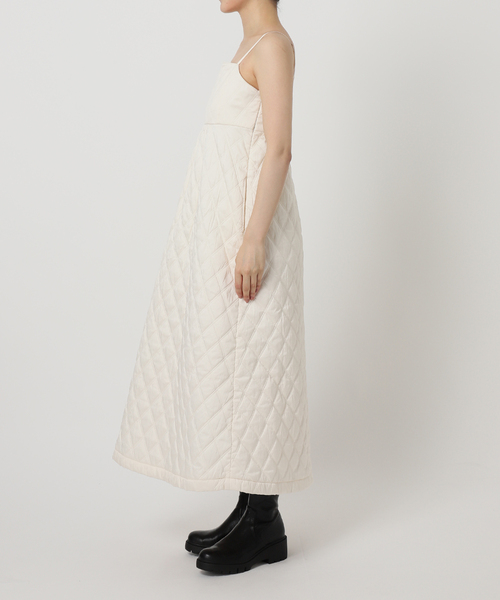 NE QUITTEZ PAS!(ヌキテパ)の「【ne Quittez pas / ヌキテパ】Quilting Cami Dress(ワンピース・レディース・ホワイト・SMALL)」の12枚目の写真