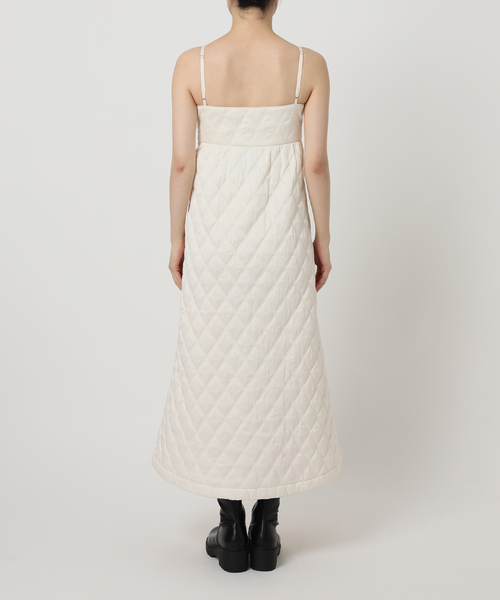 NE QUITTEZ PAS!(ヌキテパ)の「【ne Quittez pas / ヌキテパ】Quilting Cami Dress(ワンピース・レディース・ホワイト・SMALL)」の13枚目の写真