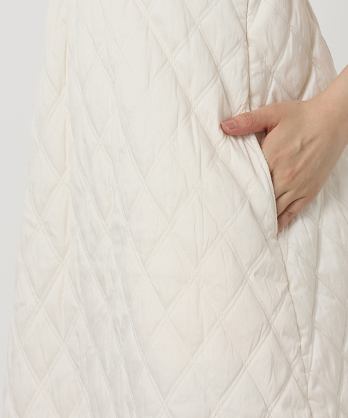 NE QUITTEZ PAS!(ヌキテパ)の「【ne Quittez pas / ヌキテパ】Quilting Cami Dress(ワンピース・レディース・ホワイト・SMALL)」の17枚目の写真