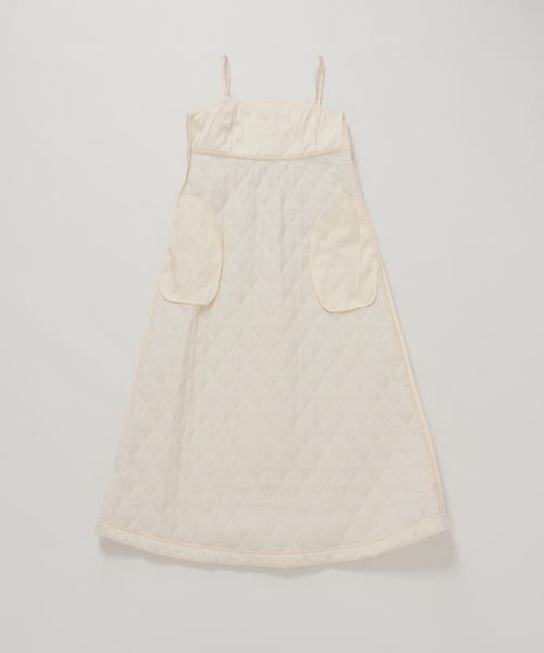 NE QUITTEZ PAS!(ヌキテパ)の「【ne Quittez pas / ヌキテパ】Quilting Cami Dress(ワンピース・レディース・ホワイト・SMALL)」の22枚目の写真