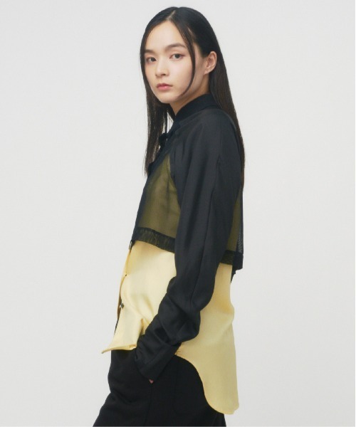 LAYERING SHEER SHIRTS / レイヤリングシアーシャツ（シャツ
