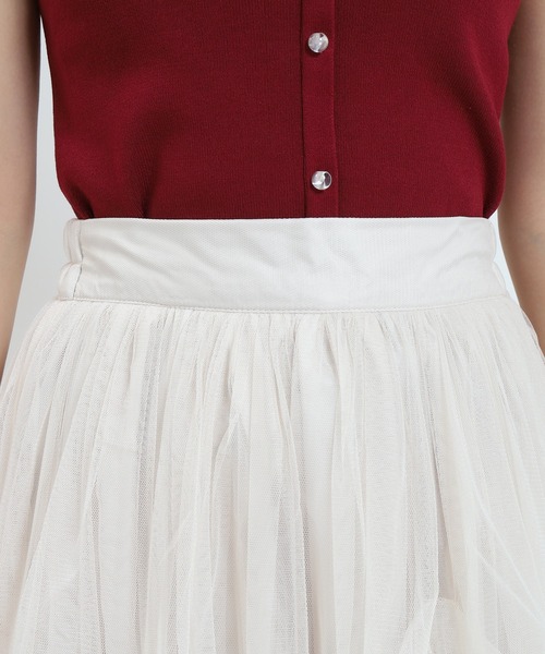 ASTORIA ODIER(アストリアオディール)の「タックボリュームチュールスカート(スカート・レディース・チャコールグレー/ブラック/アイボリー・MEDIUM)」の21枚目の写真