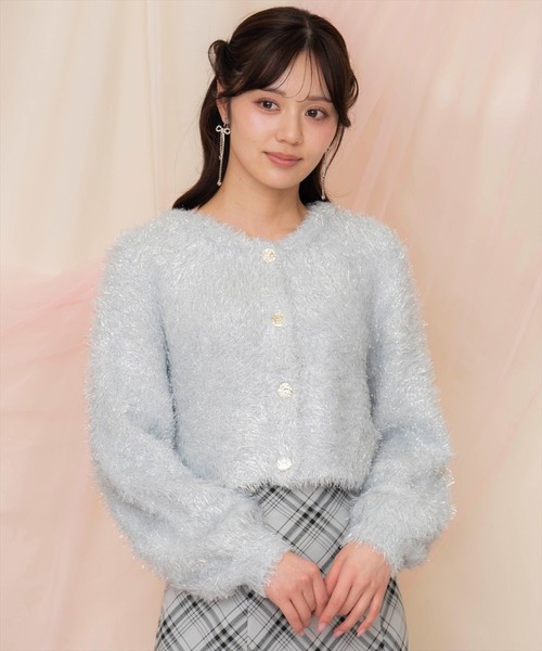 DEPARIEILLE シルバー カーディガン レディースのカーディガン/ボレロ（シルバー系）一覧 - WEAR