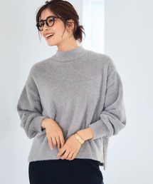 《洗えるニット》マシュマロフェザーハイネックニット【CF/クロスファンクション】