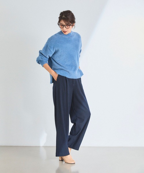 セール】《洗えるニット》マシュマロフェザーハイネックニット【CF