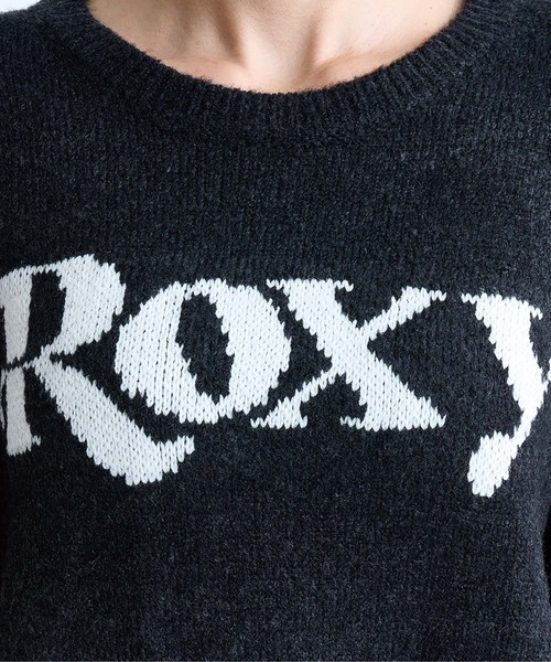 ROXY（ロキシー）の「WISH UPON THE STAR/ロキシーグラデーションワンポイントロゴニット（ニット/セーター・レディース・ブラック/ピンク/オレンジ・SMALL/LARGE/MEDIUM）」の5枚目の写真