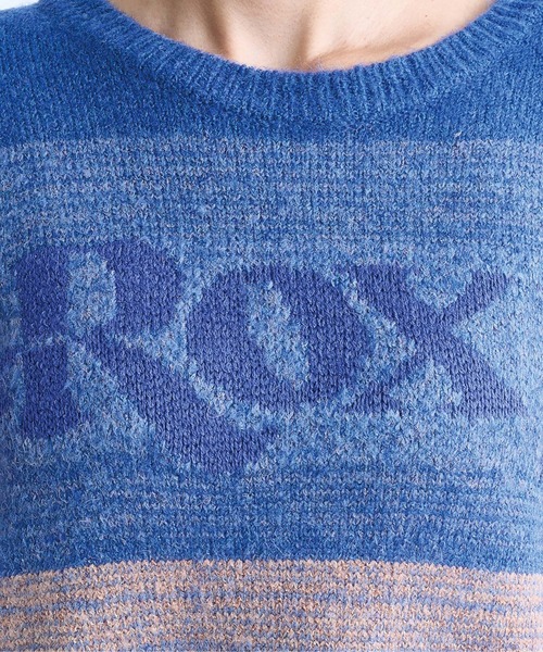 ROXY（ロキシー）の「WISH UPON THE STAR/ロキシーグラデーションワンポイントロゴニット（ニット/セーター・レディース・ブラック/ピンク/オレンジ・SMALL/LARGE/MEDIUM）」の18枚目の写真