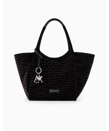 EMPORIO ARMANI | 【エンポリオ アルマーニ】ショッパー ベルベット オールオーバーモノグラム(ハンドバッグ)