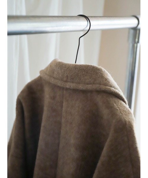 ウールポリシャギー 2WAYコート（その他アウター）｜FIL DE FER（フィルデフェール） pattayablatt.com