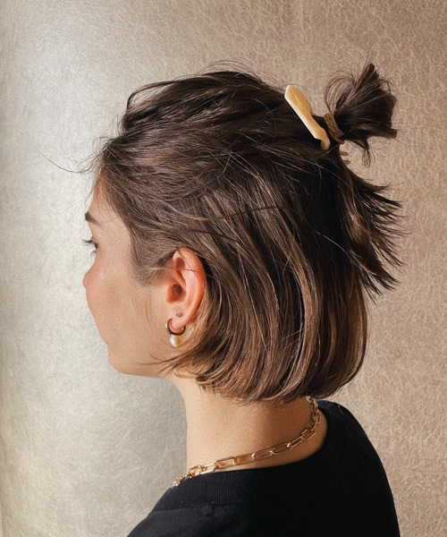 ciite'(シーテ)の「シェリーミックスマーブルかんざし(バレッタ/ヘアクリップ・レディース・ブラック/アイボリー・FREE)」の10枚目の写真