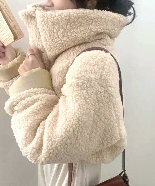 【セール】ボアジャケット リバーシブル（ダウンジャケット/コート）｜REMUR（レミュール）