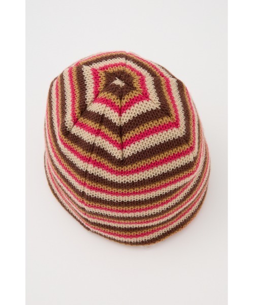 RODEO CROWNS WIDE BOWL（ロデオクラウンズワイドボウル）の「ボーダーニットビーニー（ニットキャップ/ビーニー・レディース・ブラウン/ネイビー/ブラック・FREE）」の21枚目の写真