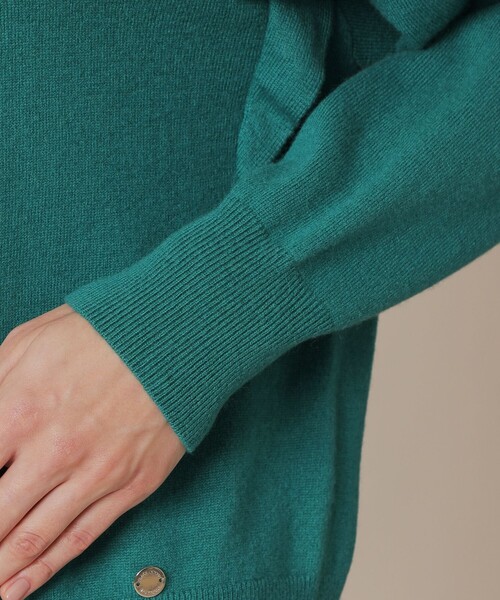 MACKINTOSH LONDON（マッキントッシュ ロンドン）の「【婦人画報掲載】ウールカシミヤニットプルオーバー（ニット/セーター・レディース・ホワイト系その他/グリーン系その他5/ブラック・38）」の8枚目の写真