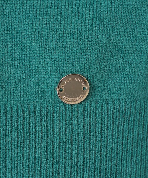 MACKINTOSH LONDON（マッキントッシュ ロンドン）の「【婦人画報掲載】ウールカシミヤニットプルオーバー（ニット/セーター・レディース・ホワイト系その他/グリーン系その他5/ブラック・38）」の7枚目の写真