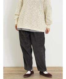 Samansa Mos2 | 【Lサイズ WEB限定】コーデュロイテーパードパンツ(その他パンツ)