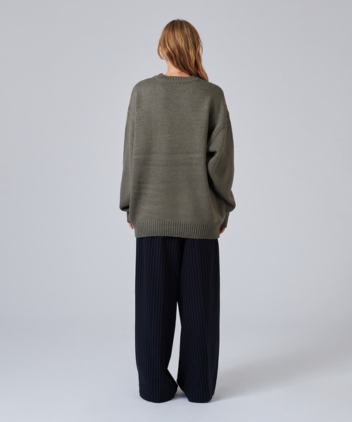 COW PATTERN LOW-GAUGE KNIT / カウ柄ローゲージニット（ニット