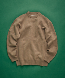 417 EDIFICE | コットンカシミヤ スムース クルー(ニット/セーター)