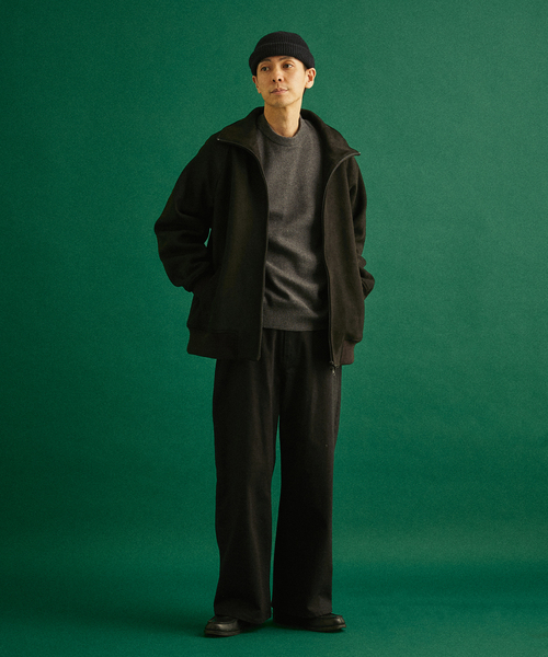 417 EDIFICE(フォーワンセブンエディフィス)の「コットンカシミヤ スムース クルー(ニット/セーター・メンズ・ブラック系その他/ブルー/ピンク系その他/ライトグレー/ブラウン/ライトグリーン・SMALL/MEDIUM/LARGE/X-LARGE)」の13枚目の写真