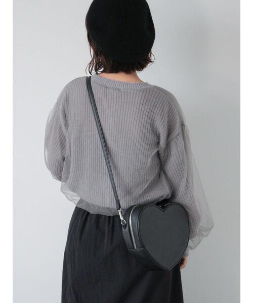 ehka sopo（エヘカソポ）の「チュールドッキングカーディガン（カーディガン/ボレロ・レディース・グレー/ブルー/キナリ/ピンク・F）」の18枚目の写真