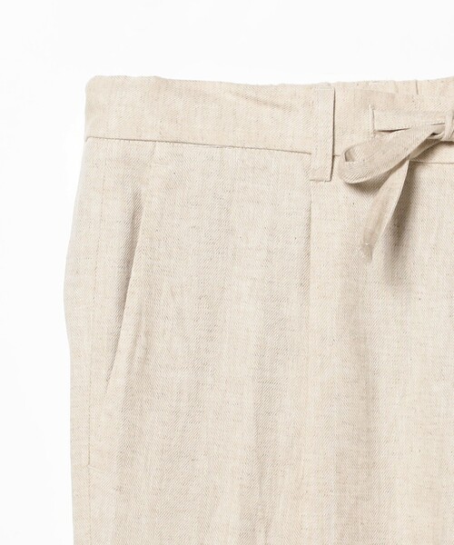 BRILLA per il gusto（ブリッラペルイルグースト）の「リネンコットン ヘリンボーン イージーパンツ（その他パンツ・メンズ・ベージュ・44/46/48/50/52）」の3枚目の写真
