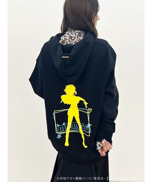 MERCURYDUO(マーキュリーデュオ)の「TVアニメ【推しの子】プリントチュールメロートップス(Tシャツ/カットソー・レディース・ピンク/ブラック・FREE)」の14枚目の写真