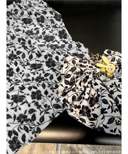 MERCURYDUO(マーキュリーデュオ)の「TVアニメ【推しの子】プリントチュールメロートップス(Tシャツ/カットソー・レディース・ピンク/ブラック・FREE)」の21枚目の写真