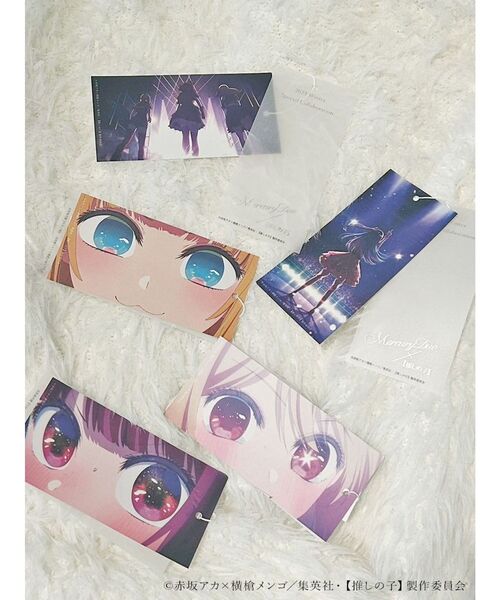 MERCURYDUO(マーキュリーデュオ)の「TVアニメ【推しの子】プリントチュールメロートップス(Tシャツ/カットソー・レディース・ピンク/ブラック・FREE)」の22枚目の写真